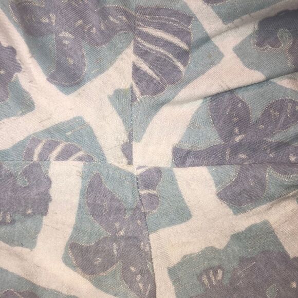 SPA Collection M/L Studio B 💯 Cotton Seashell Button Down Satin Trim PJ Set - Picture 16 of 16
